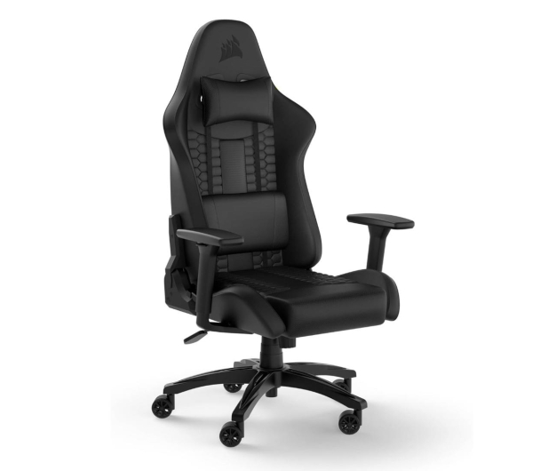 CORSAIR Fotel gamingowy TC100 Relaxed sztuczna skóra Czarny CF-9010050-WW - 1194535 - zdjęcie